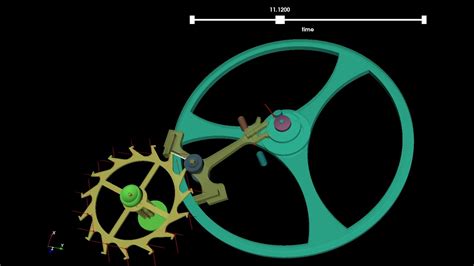 watch escapement animation.